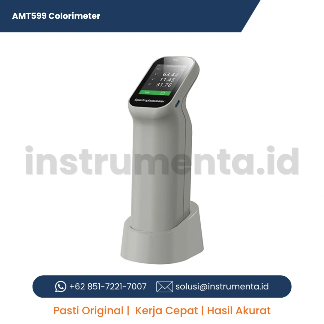 Ready Stock Alat Ukur Original AMT599 Colorimeter Alat Ukur Perbedaan Warna Digital Color Difference Meter Portabel